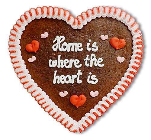 Lebkuchenherz 23cm mit Spruch - Home is where the heart is | Schöne Wandsprüche & Wanddeko | Türschild für die Familie | Türschild Sprüche | Lebkuchenherzen günstig online kaufen von LEBKUCHEN WELT Lebkuchenherz 23cm mit Spruch - Home is where the heart is | Schöne Wandsprüche & Wanddeko | Türschild für die Familie | Türschild Sprüche | Lebkuchenherzen günstig online kaufen von LEBKUCHEN WELT von Lebkuchenwelt