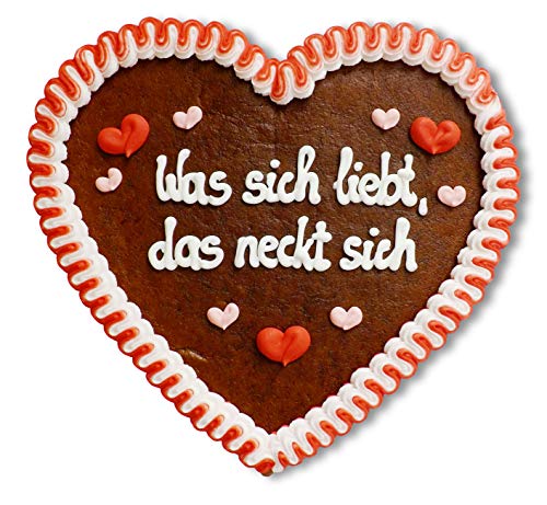 Lebkuchenherz 23cm mit Spruch - Was sich liebt, das neckt sich | Deko Geschenke | Herzdeko mit Sprichwort | Liebessprüche für die Wand | Lebkuchenherzen günstig online kaufen von LEBKUCHEN WELT Lebkuchenherz 23cm mit Spruch - Was sich liebt, das neckt sich | Deko Geschenke | Herzdeko mit Sprichwort | Liebessprüche für die Wand | Lebkuchenherzen günstig online kaufen von LEBKUCHEN WELT von Lebkuchenwelt