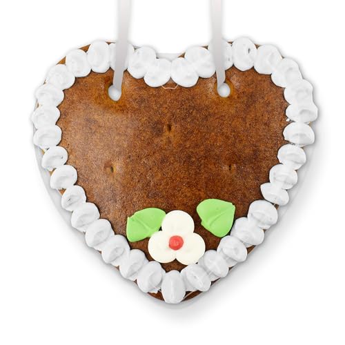 Lebkuchenherz Rohlinge mit Rand und Deko, 50 Stück - Farbe: Weiß - zum selbst Beschriften, 15cm von LEBKUCHEN WELT Lebkuchenherz Rohlinge mit Rand und Deko, 50 Stück - Farbe: Weiß - zum selbst Beschriften, 15cm von LEBKUCHEN WELT von Lebkuchenwelt