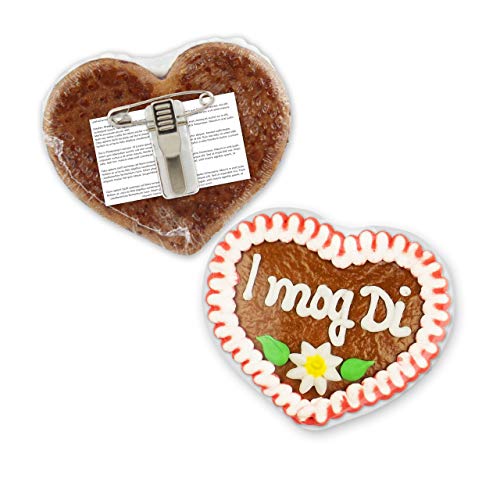 Lebkuchenherz mit Anstecker - I mog Di - 8x8cm | Herz Anstecker | Bayerische Lebkuchenherzen | Anstecker Lebkuchen Herz | Anstecker Button online günstig bestellen von LEBKUCHEN WELT Lebkuchenherz mit Anstecker - I mog Di - 8x8cm | Herz Anstecker | Bayerische Lebkuchenherzen | Anstecker Lebkuchen Herz | Anstecker Button online günstig bestellen von LEBKUCHEN WELT von Lebkuchenwelt