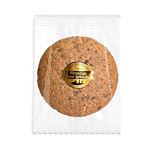 Nürnberger Elisenlebkuchen, einzelverpackt- 80g - Natur ohne Glasur - Premium Qualität - Weich & Saftig! - Elisen Lebkuchen ohne Mehl - hoher Nussanteil Lebkuchenwelt Nürnberger Elisenlebkuchen, einzelverpackt- 80g - Natur ohne Glasur - Premium Qualität - Weich & Saftig! - Elisen Lebkuchen ohne Mehl - hoher Nussanteil Lebkuchenwelt von Lebkuchenwelt