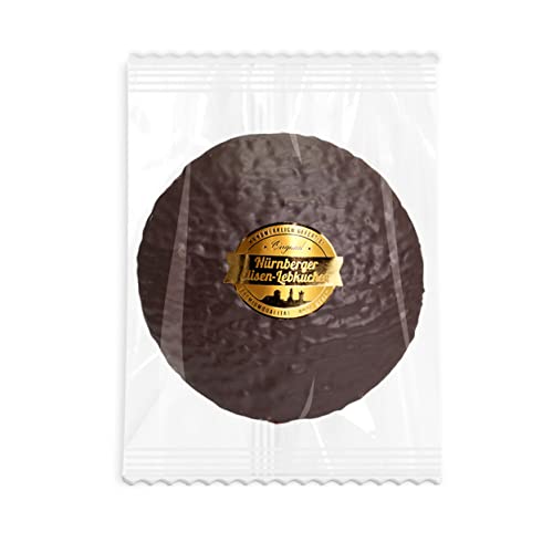 Nürnberger Elisenlebkuchen, einzelverpackt- 80g - Zartbitter Schokolade - Premium Qualität - Weich & Saftig! - Elisen-Lebkuchen ohne Mehl - Original Nürnberger Rezept Lebkuchenwelt Nürnberger Elisenlebkuchen, einzelverpackt- 80g - Zartbitter Schokolade - Premium Qualität - Weich & Saftig! - Elisen-Lebkuchen ohne Mehl - Original Nürnberger Rezept Lebkuchenwelt von Lebkuchenwelt