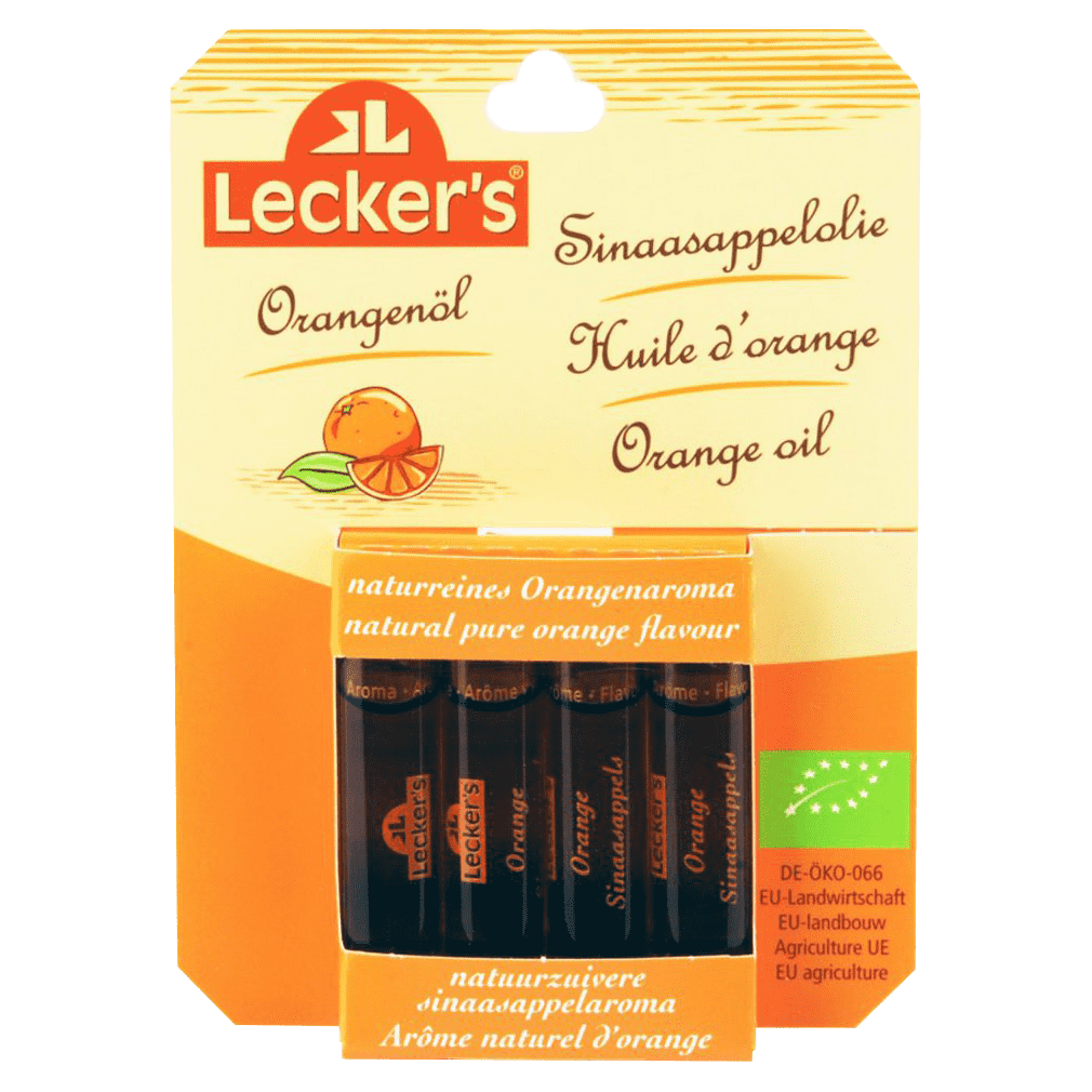 Bio Orangenöl 4x2ml Bio Orangenöl 4x2ml von Lecker`s