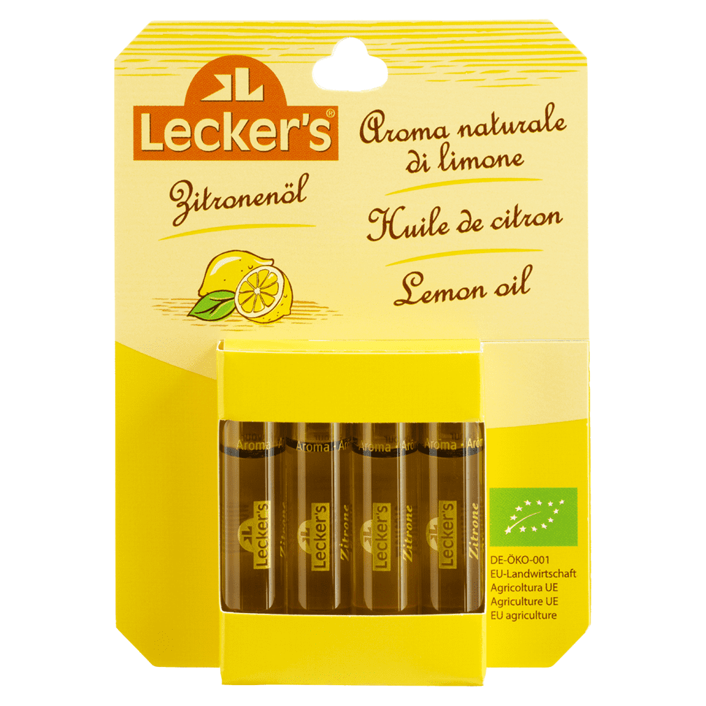 Bio Zitronenöl 4x2ml von Lecker`s