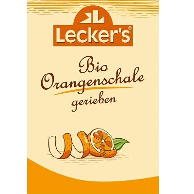 LECKER'S Bio Orangenschalen, gerieben, 15g von Lecker´s