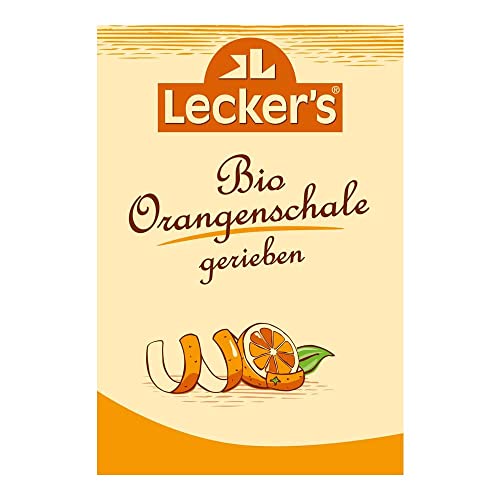 LECKER'S Bio Orangenschalen, gerieben, 15g LECKER'S Bio Orangenschalen, gerieben, 15g von Leckers