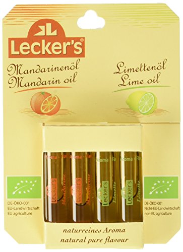 Lecker's Bio Mandarinen / Limettenöl (4 x 2 ml) von Lecker´s