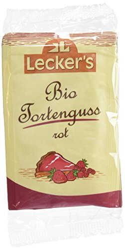 Lecker's Tortenguss rot, 2 x 15 g) von Lecker´s