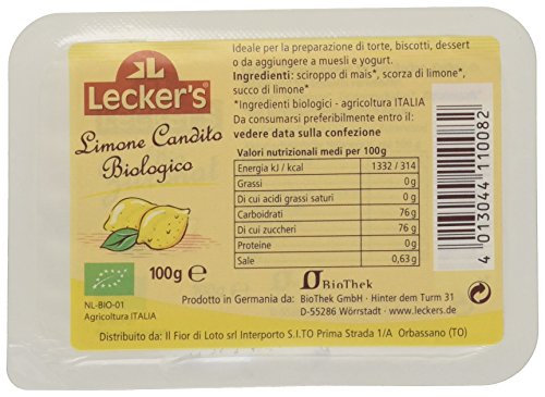 Lecker's Zitronat, (100 g) - Bio von Lecker's