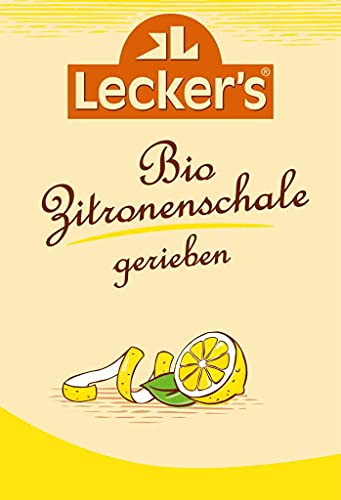 Leckers Biothek Zitronenschalen (15 g) - Bio von Lecker´s