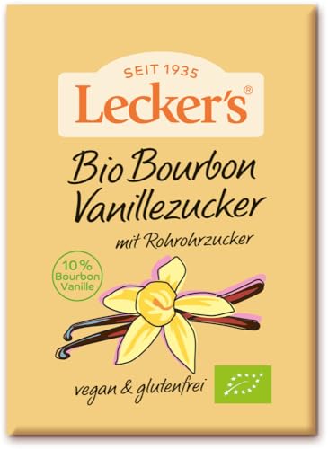Bio Bourbon Vanillezucker mit 10% Bourbon Vanille 1 x 16 gr von Lecker