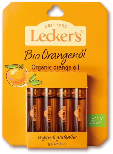 Lecker Bio Orangenöl (6 x 8 ml) von Lecker