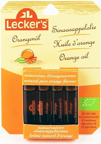Lecker Bio Orangenöl (6 x 8 ml) von Lecker