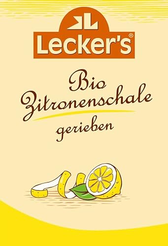 Lecker Bio Zitronenschale gerieben (2 x 15 gr) von Lecker