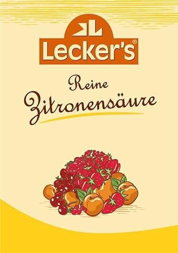 Lecker Reine Zitronensäure (6 x 20 gr) von Lecker