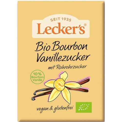 Leckers Biothek Bourbon-Vanillezucker (16 g) - Bio von Leckers Biothek