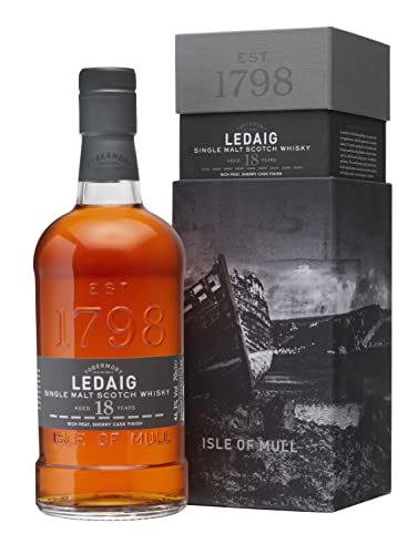 Ledaig 18 Years Old Single Malt Scotch Whisky 46,3% Vol. 0,7l in Geschenkbox von Ledaig