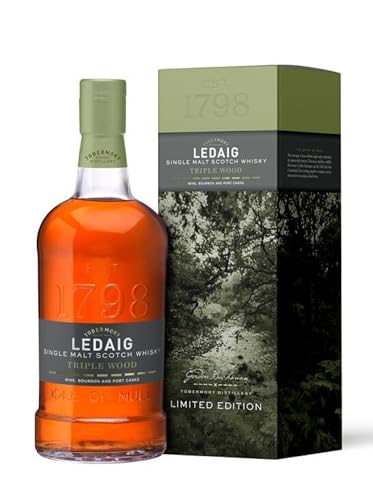 Ledaig Triple Wood Single Malt Scotch Whisky Limited Edition 53,8% Vol. 0,7l in Geschenkbox von Ledaig