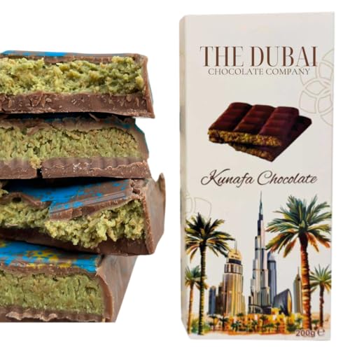 Kunafa Pistachio Schokolade Original aus Dubai, 200g Kunafa Pistachio Schokolade Original aus Dubai, 200g von Lee Chocolate