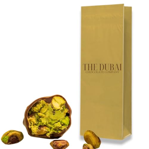 Pistachio Stone Chocolate Pralines Bag 250g | Made in Dubai Pralines with Pistachio Nuts and Pistachio Cream filling | Packed in a 250g Gift Bag | Luxury Arabic Pistachio Chocolate | Chocolate Gift Pistachio Stone Chocolate Pralines Bag 250g | Made in Dubai Pralines with Pistachio Nuts and Pistachio Cream filling | Packed in a 250g Gift Bag | Luxury Arabic Pistachio Chocolate | Chocolate Gift von Lee Chocolate