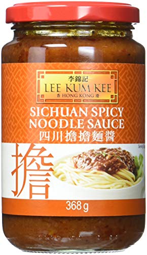 Lee Kum Kee Sichuan Spicy Noodle Sauce, 4er Pack (4 x 368 g) von LEE KUM KEE