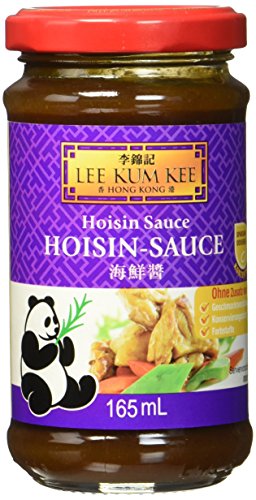 Lee Kum Kee Hoi Sin Sauce (aus China, süß, pikant, ohne Glutamat, ohne Konservierungsstoffe, ohne Farbstoffe, vegan) 1 x 165 ml von LEE KUM KEE
