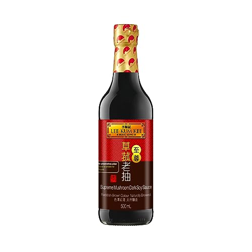 Lee Kum Kee Sojasauce Mushroom Premium – Würzsauce mit Pilzgeschmack – 1 x 500 ml von Lee Kum Kee