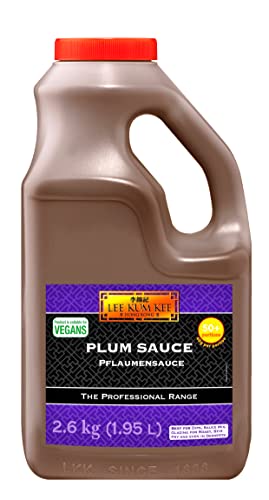 Lee Kum Kee Pflaumensauce – Fruchtig-süße Sauce aus chinesischen Pflaumen mit Ingwer und Chilischoten – PET-Flasche – 1 x 1,95 l von Lee Kum Kee