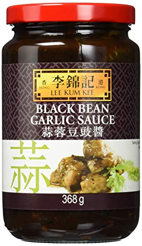 Lee Kum Kee Schwarze Bohnen-Knoblauch-Sauce – Würzsauce aus schwarzer Bohnenpaste und Knoblauch – 1 x 368 g von LEE KUM KEE
