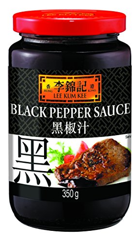Lee Kum Kee Schwarzpfeffer Sauce, 3er Pack (3 x 350 g) von LEE KUM KEE