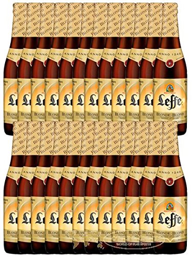 Leffe Blond Belgian Bier 24 x 0,33 Liter von Leffe