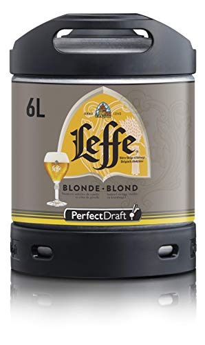 PERFECTDRAFT Leffe Blonde, Abteibier Bier aus Belgien, Perfect Draft Mehrweg Fassbier, 6 L (1er Pack) von PerfectDraft