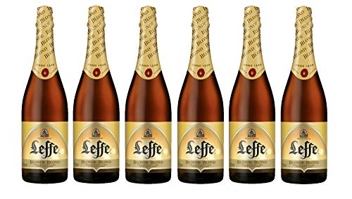 Leffe Blonde Abbey Bier (Packung mit 6 x 750 ml) von Leffe