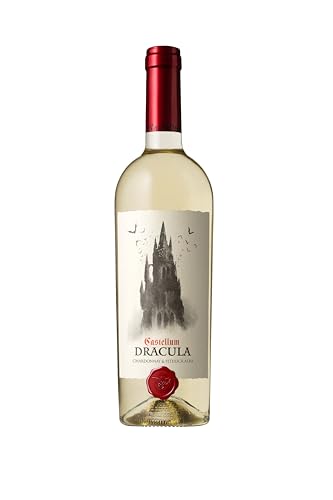 Castellum Dracula | Chardonnay & Feteaca Alba – Weißwein trocken aus Rumänien 0.75 L von Legendary Dracula