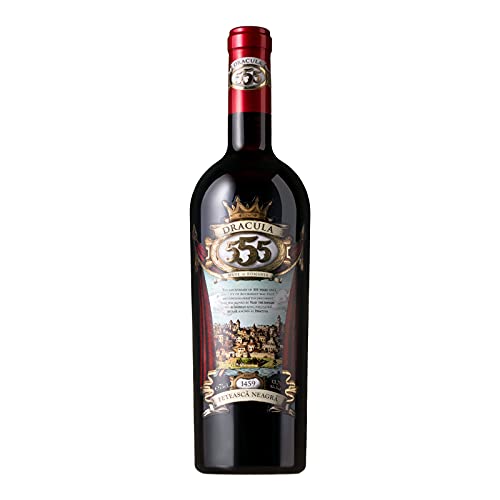 Legendary Dracula | Dracula 555 Feteasca Neagra – Rotwein trocken aus Rumänien 0.75 L von Legendary Dracula