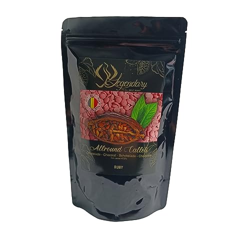 Legendary CALLETS RUBY 500 gr - Original belgische Schoko Drops, für Schokoladen-Fondue und Schoko-Brunnen, Ganache, Glasur, zum Trinken usw. Legendary CALLETS RUBY 500 gr - Original belgische Schoko Drops, für Schokoladen-Fondue und Schoko-Brunnen, Ganache, Glasur, zum Trinken usw. von Legendary - it's all about beans