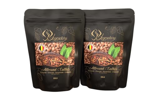 Legendary CALLETS WEIß mit Karamel 2 x 1 kg - Original belgische Schoko Drops, für Schokoladen-Fondue und Schoko-Brunnen, Ganache, Glasur, zum Trinken usw. Legendary CALLETS WEIß mit Karamel 2 x 1 kg - Original belgische Schoko Drops, für Schokoladen-Fondue und Schoko-Brunnen, Ganache, Glasur, zum Trinken usw. von Legendary - it's all about beans