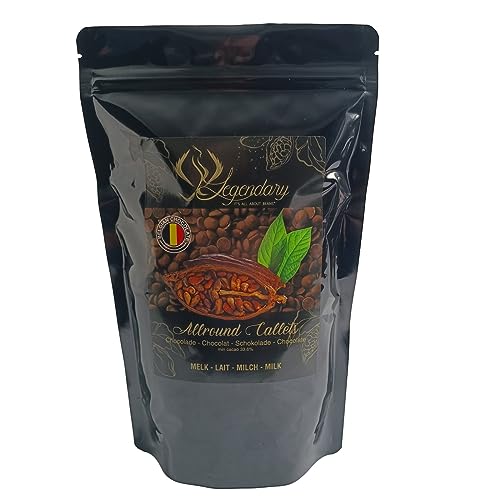 Legendary CALLETS MILCH 1 kg - Original belgische Schoko Drops, für Schokoladen-Fondue und Schoko-Brunnen, Ganache, Glasur, zum Trinken usw. Legendary CALLETS MILCH 1 kg - Original belgische Schoko Drops, für Schokoladen-Fondue und Schoko-Brunnen, Ganache, Glasur, zum Trinken usw. von Legendary - it's all about beans