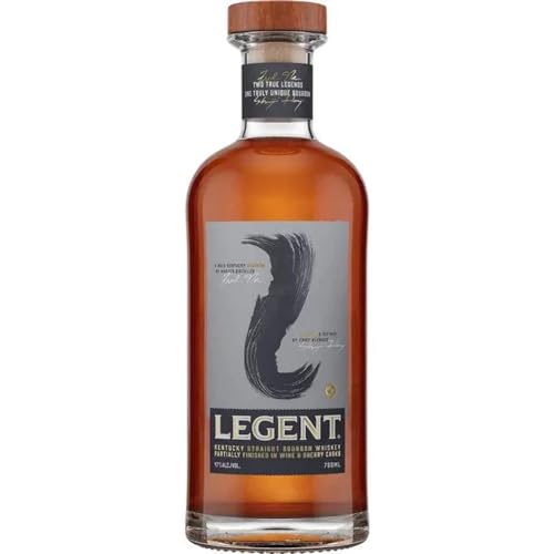 Legent Bourbon Premium | Kentucky Straight Bourbon Whiskey | mit Finish in Rotwein- und Sherryfässern| 47% Vol | 700ml Einzelflasche von ORTCI