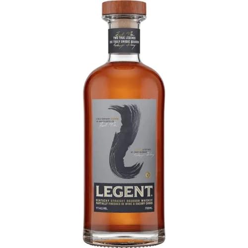 Legent Bourbon Premium | Kentucky Straight Bourbon Whiskey | mit Finish in Rotwein- und Sherryfässern| 47% Vol | 700ml Einzelflasche von Legent Bourbon