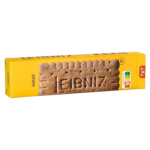 Leibniz Kakakoeks - 1er Pack - Butterkeks mit nachhaltigem Kakao, 200g von Leibniz