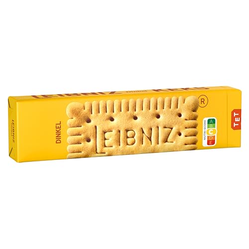 LEIBNIZ Dinkelkeks, 190 g, knusprige Kekse mit 100 % Dinkelmehl gebacken, nur echt mit 52 Zähnen (1 x 190 g) von Leibniz