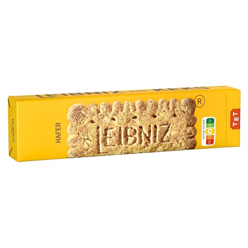 LEIBNIZ Haferkeks, 230 g, knusprige Kekse mit Hafer und Weizen gebacken (1 x 230 g) von Leibniz