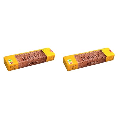 Leibniz Kakakoeks - 2er Pack - Butterkeks mit nachhaltigem Kakao, 200g von Leibniz