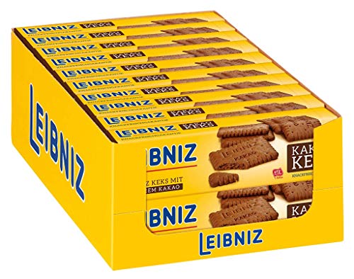 LEIBNIZ Kakaokeks - 20er Pack - Vorratsbox - Kekse mit leckerem Kakao (20 x 200 g) von The Bahlsen Family