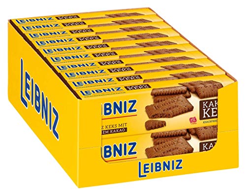 LEIBNIZ Kakaokeks - 20er Pack - Vorratsbox - Kekse mit leckerem Kakao (20 x 200 g) von The Bahlsen Family