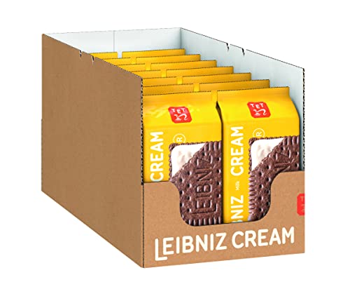 LEIBNIZ Cream Milk - 14er Pack - 2 Kakaokekse mit Milchcremefüllung (14 x 190 g) von The Bahlsen Family