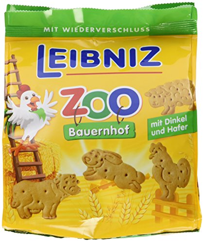 Bahlsen Bah Leibniz Zoo Bauernhof, 2er Pack (2 x 125 g) von Leibniz