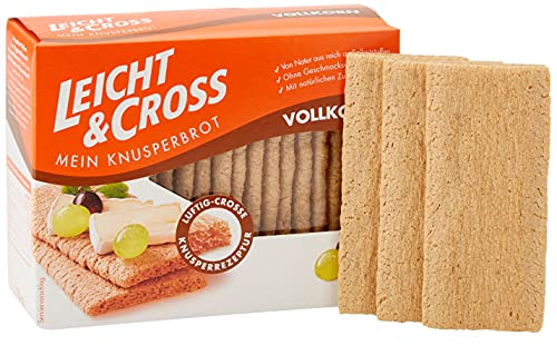 Leicht&Cross Vollkorn Knusperbrot, 8er Pack (8 x 125 g) von Leicht & Cross
