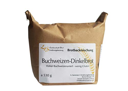 Leidenschaft-Brot - Brotbackmischung Buchweizen-Dinkelbrot ca. 530 g Leidenschaft-Brot - Brotbackmischung Buchweizen-Dinkelbrot ca. 530 g von Leidenschaft-Brot Ernährungsberatung